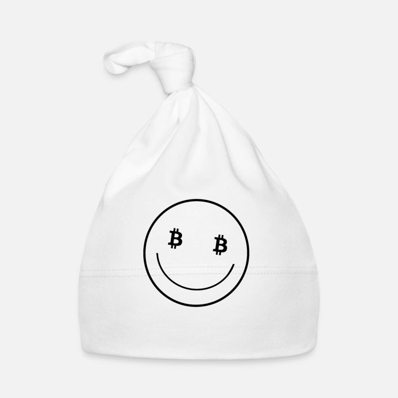 Bitcoin BTC Plan B In Crypto I Trust Idée cadeau Bonnet bio Bébé