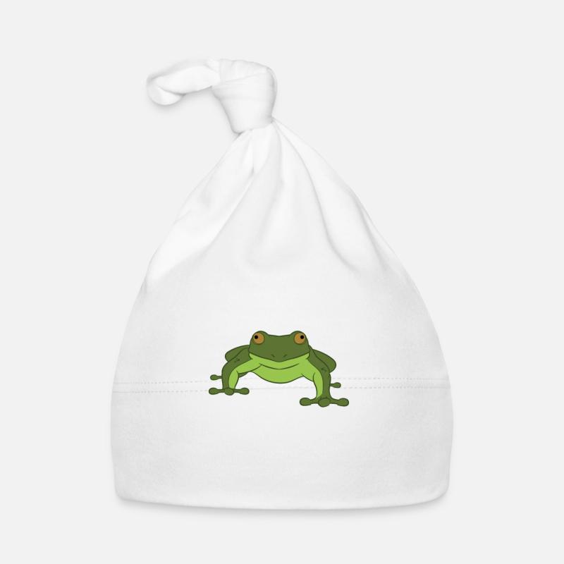 Amant de cadeaux de grenouille - Le murmure de grenouille Bonnet bio Bébé