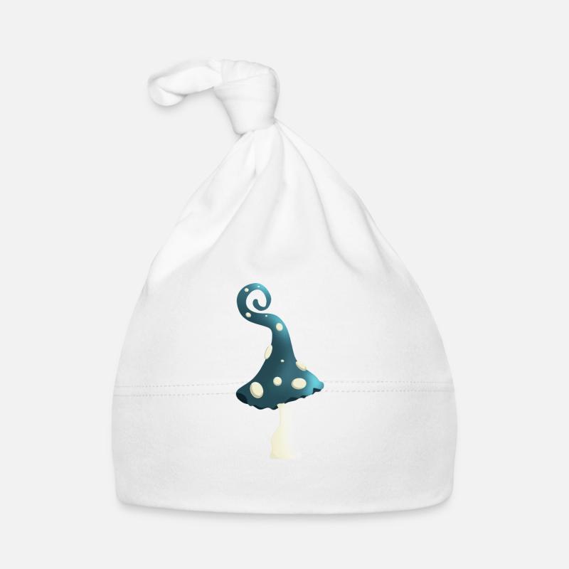Magical mushroom from a magical forest Organic Baby Cap