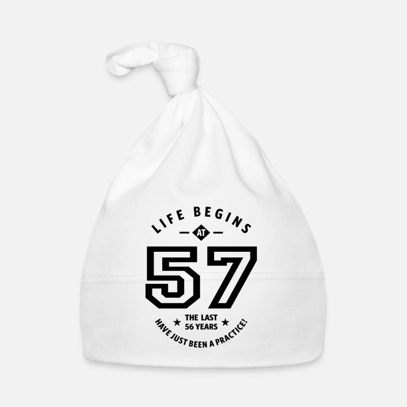 57 Years Old Gift | 57th Birthday Gift Ideas Organic Baby Cap