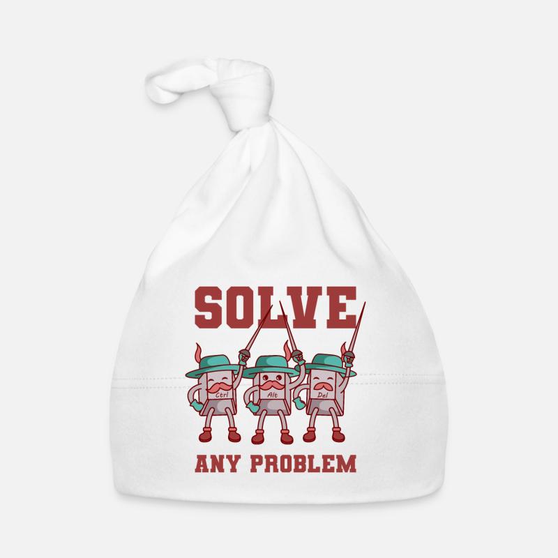 Informaticien Ctrl + Alt + Del Keyboard Devise De Bonnet bio Bébé