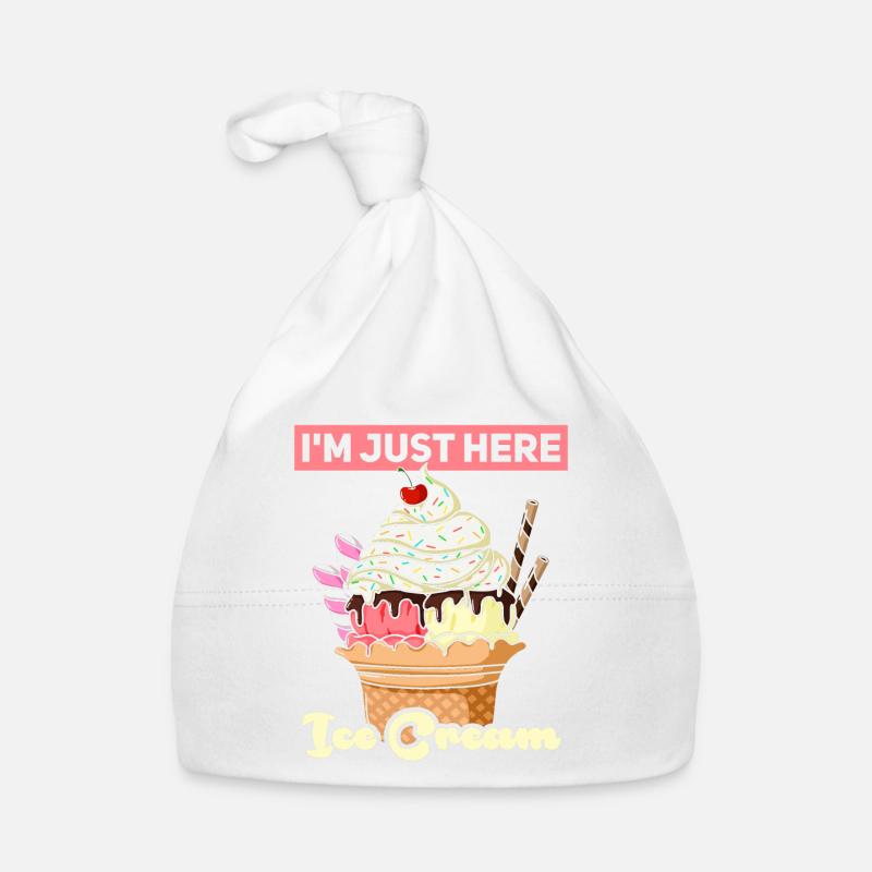 Crème glacée Crème glacée Crème glacée Sundae Cornet de crème glacée Bonnet bio Bébé