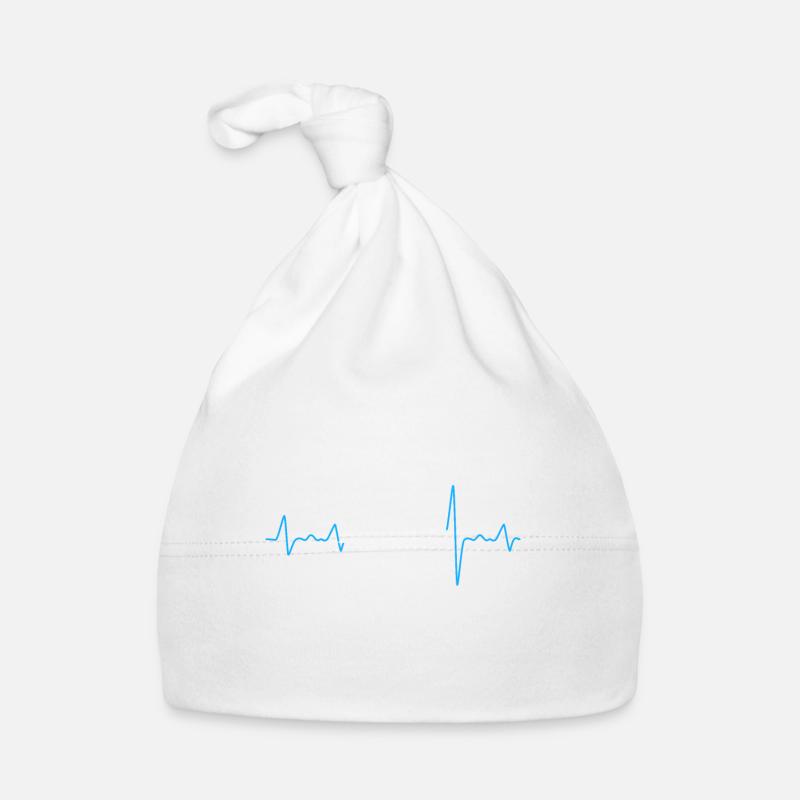 Cadeau de kite Heartbeat Pulse pour les amis du kite Bonnet bio Bébé