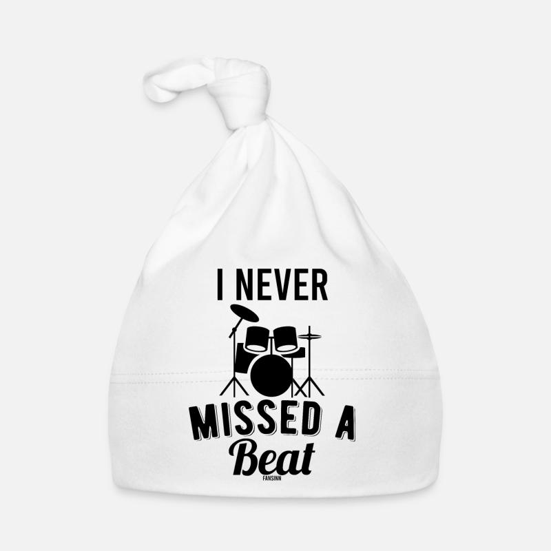 Drummer band drumming Organic Baby Cap