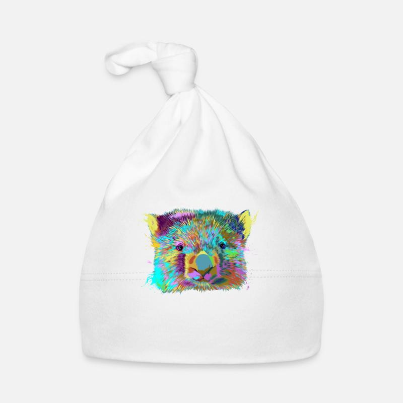 Wombat splash Organic Baby Cap