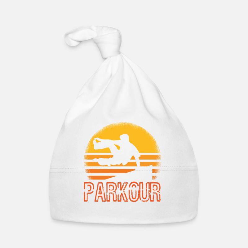 ParkourLäufer Race Running Jumping Freilaufen Bonnet bio Bébé
