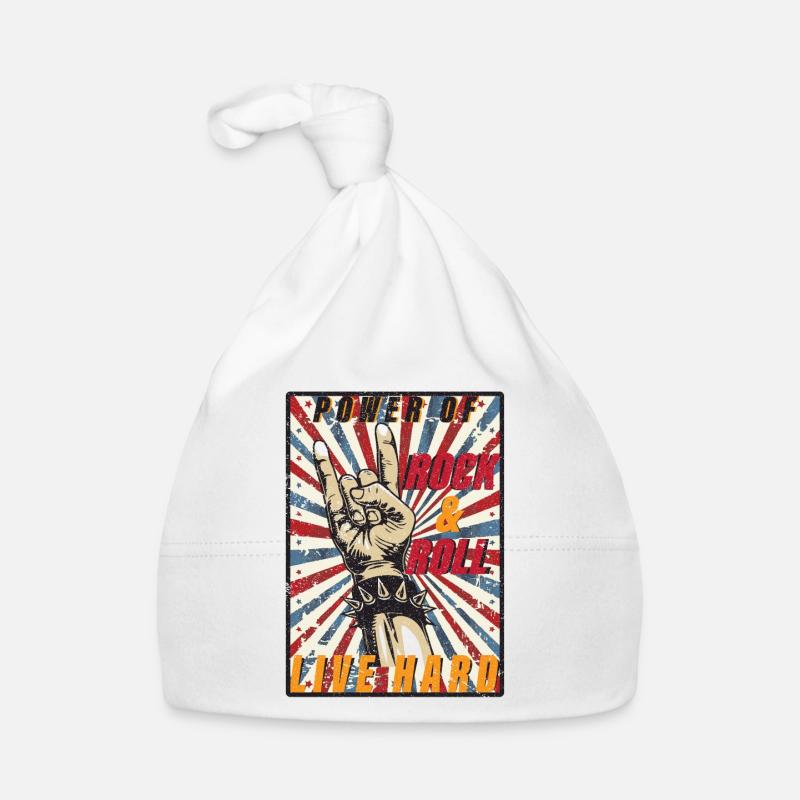 Rock and Roll Organic Baby Cap
