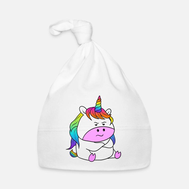 Unicorn Offended Organic Baby Cap