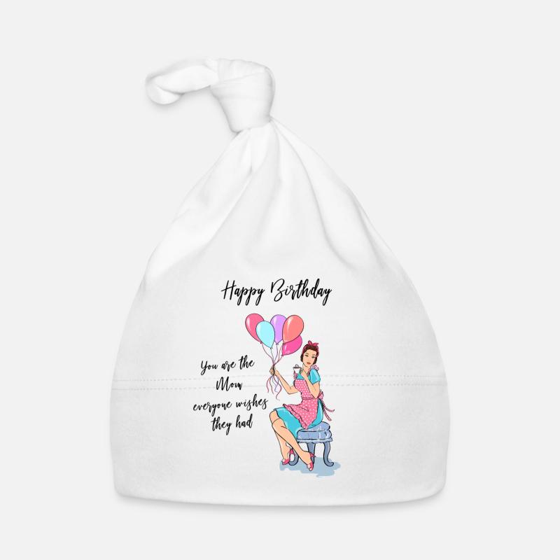 Bon anniversaire maman Bonnet bio Bébé