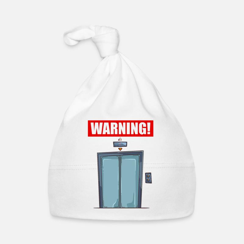 Aufzug Mechaniker Techniker Rolltreppe Baby Bio-Mütze
