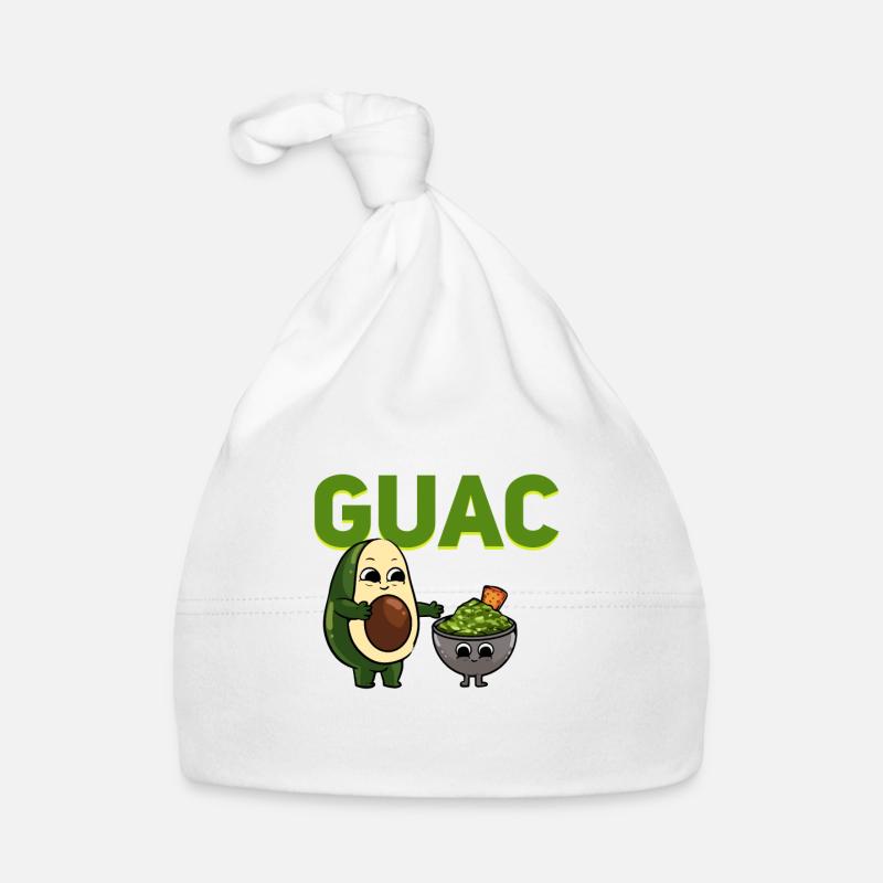 Guacamole Guac Avocado Dip Vegan Baby Bio-Mütze