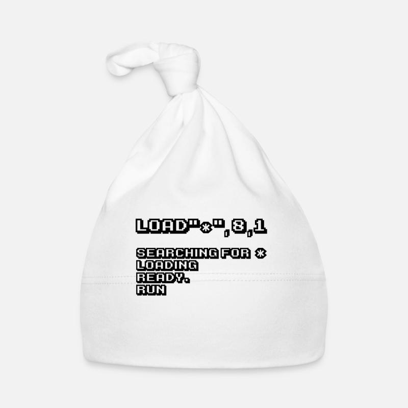 Rétro-informatique et nostalgie 8 bits Bonnet bio Bébé