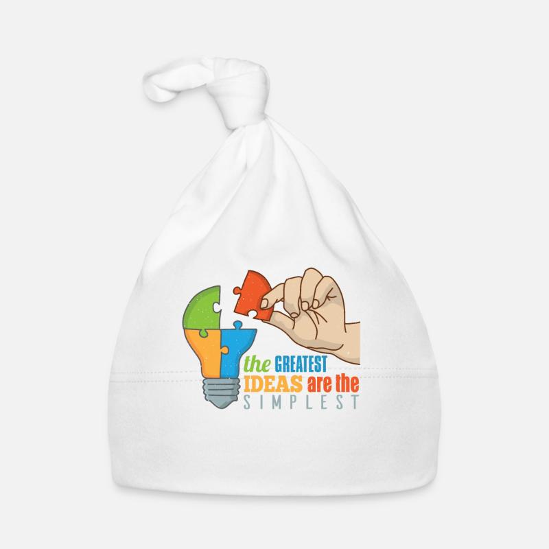 Die größten Ideen sind die einfachsten Baby Bio-Mütze