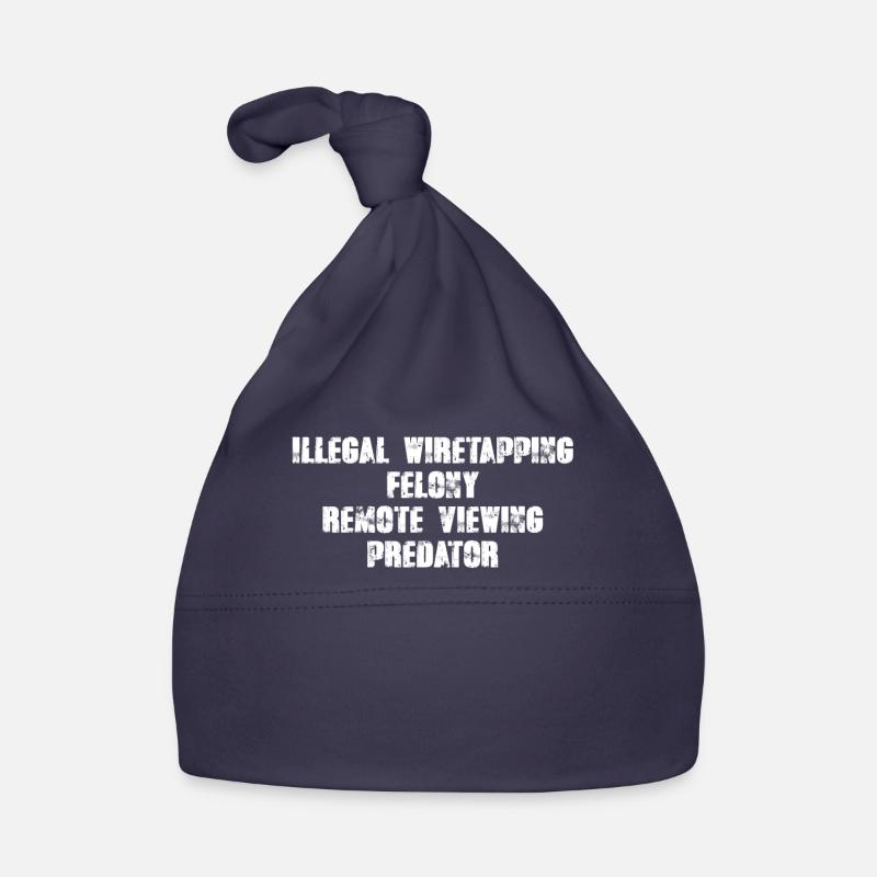 Prédateur de visualisation à distance de crime d'écoute électronique illégale Bonnet bio Bébé