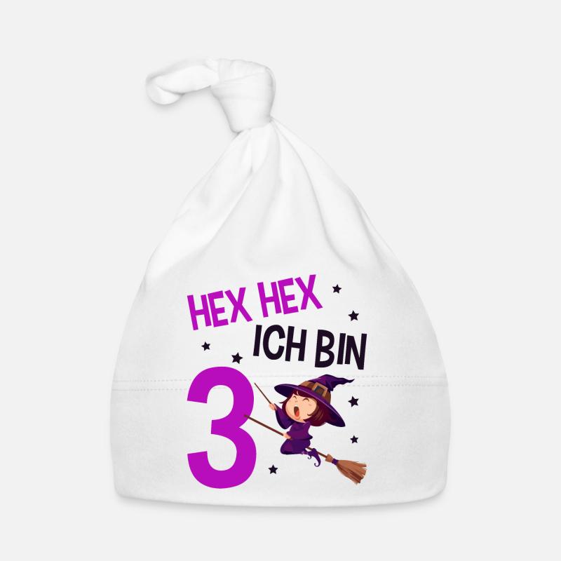 3. Geburtstag Hexe Baby Bio-Mütze