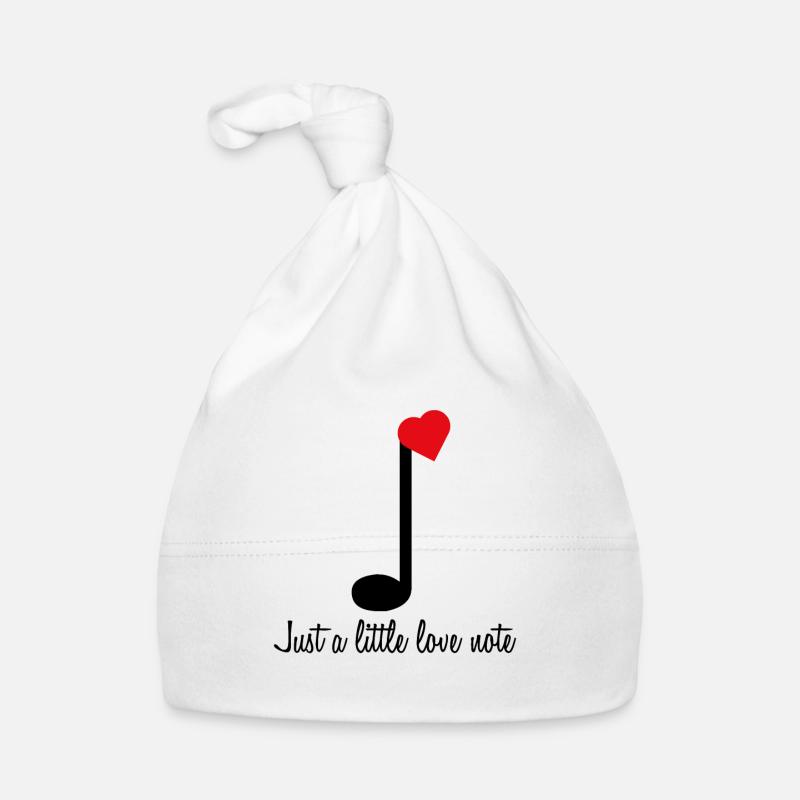 Love Note & Musik Baby Bio-Mütze