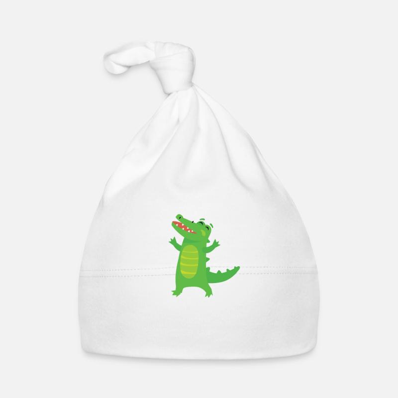 crocodiles can't fly Organic Baby Cap