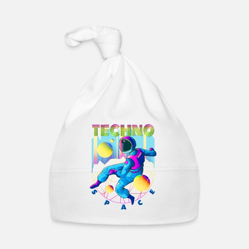 Techno Weltraum Baby Bio-Mütze