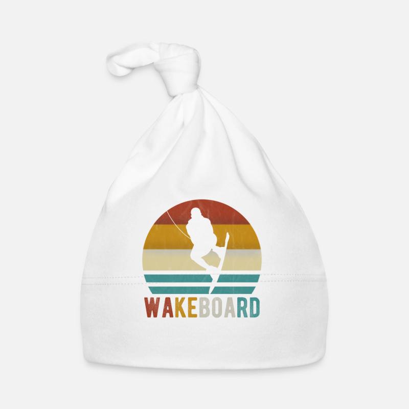 Wakeboard Wakeboarder Wakeboard Wake rétro Bonnet bio Bébé