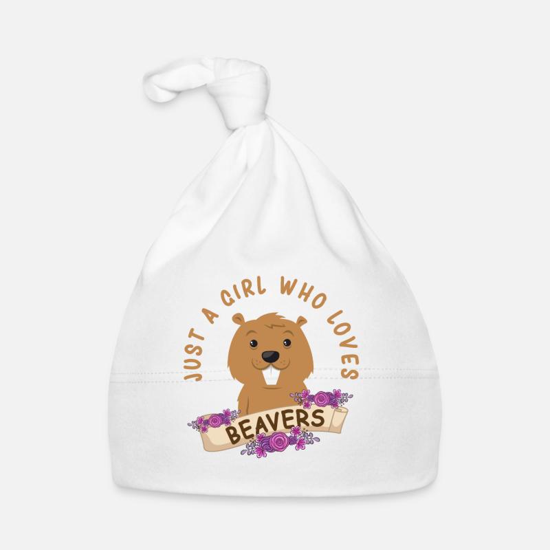 beaver Organic Baby Cap