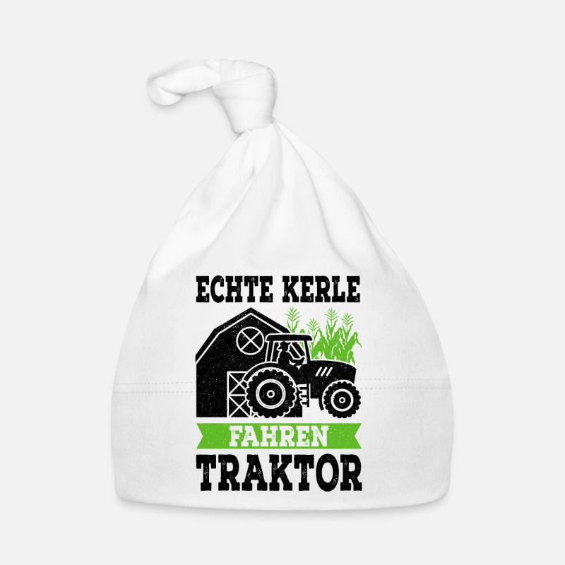 Traktor Baby Bio-Mütze