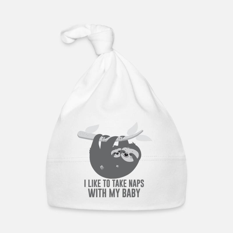 Sloth Organic Baby Cap