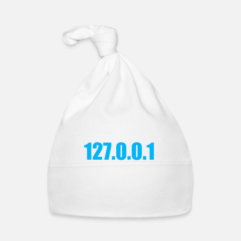 il n'y a pas d'endroit comme une idée cadeau 127.0.0.1 Bonnet bio Bébé
