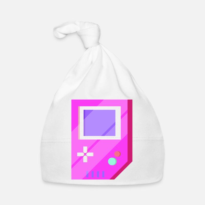 Retro Video Games Vintage Gift Organic Baby Cap