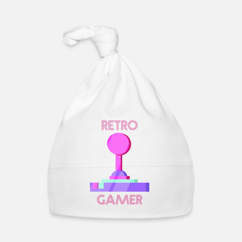 Retro Video Games Vintage Gift Organic Baby Cap