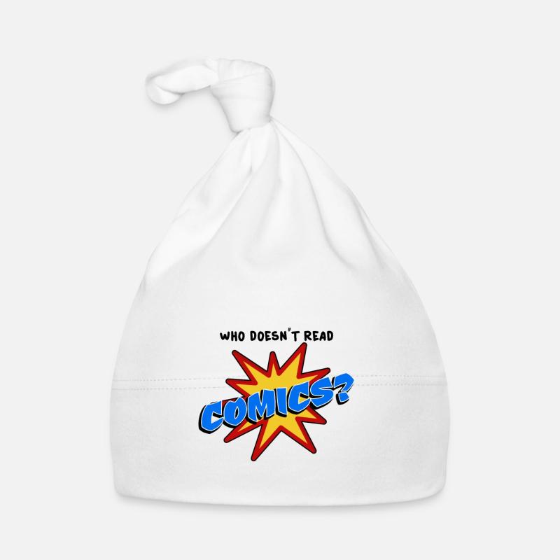 Qui ne lit pas la bande dessinée Bonnet bio Bébé