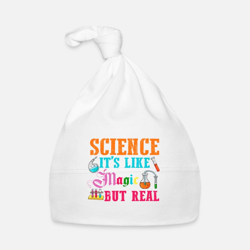 Science magic future chemistry student Organic Baby Cap