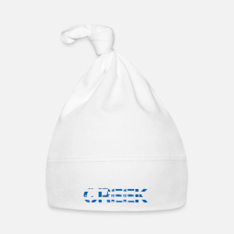 Je ne crie pas, je suis grecque Grèce drapeau Elliniki sim Bonnet bio Bébé