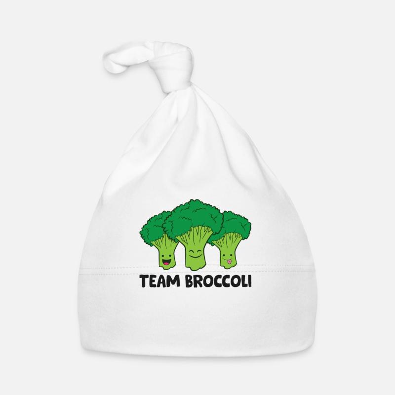 Équipe Broccoli Vegan Vegetarian Broccoli Bonnet bio Bébé