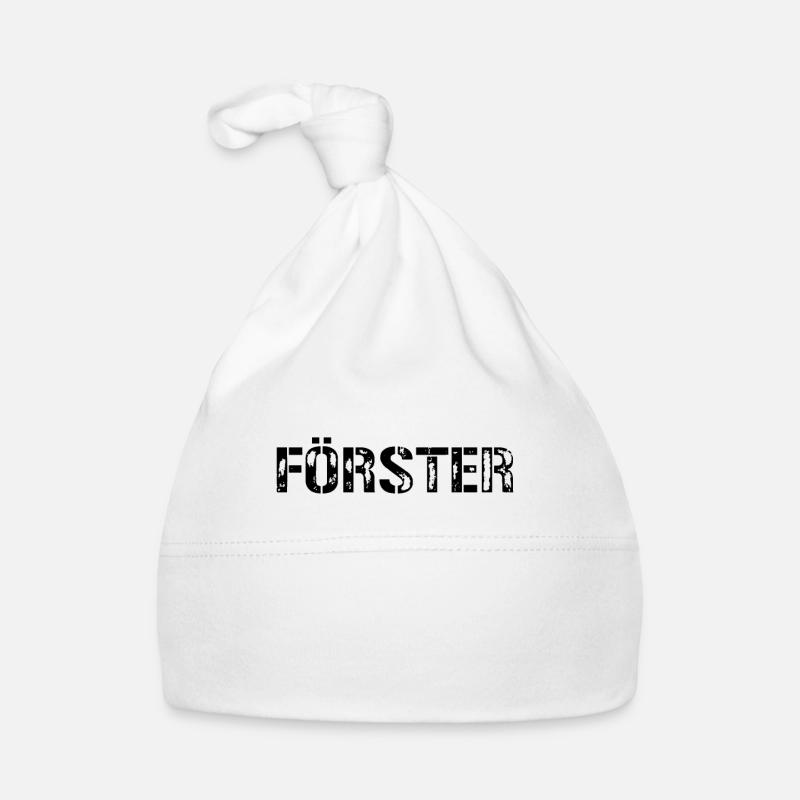 Förster Forstwirtschaft Forst Forstwirt Wald Baby Bio-Mütze