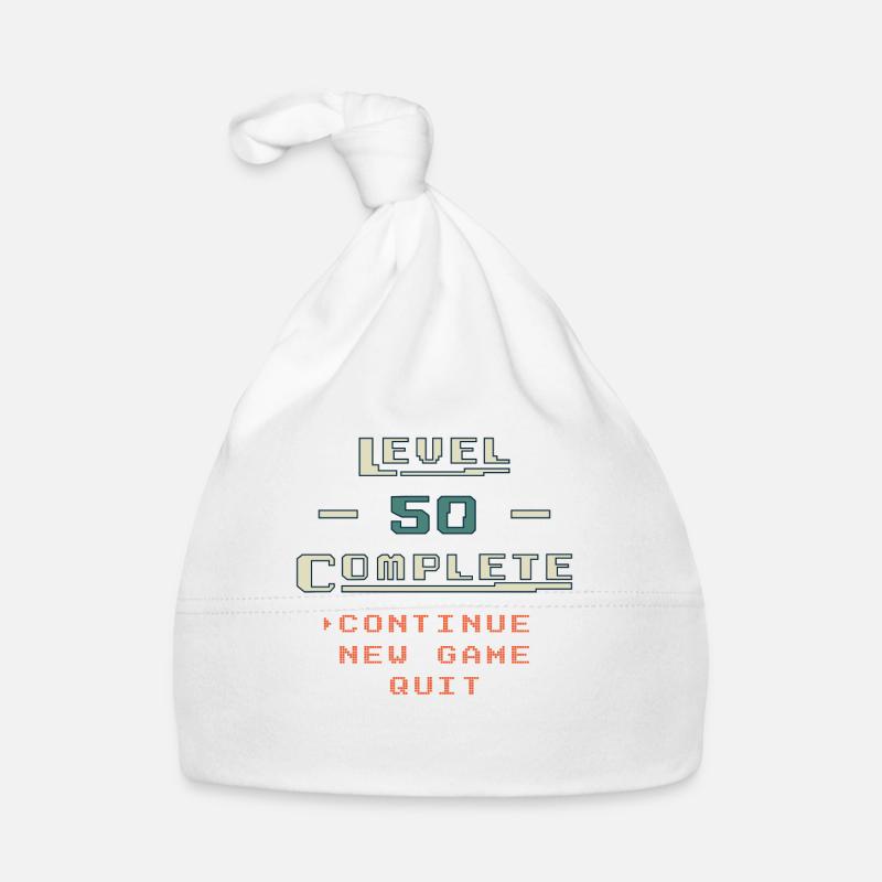 Level Complete continue Idée cadeau de jeu Bonnet bio Bébé