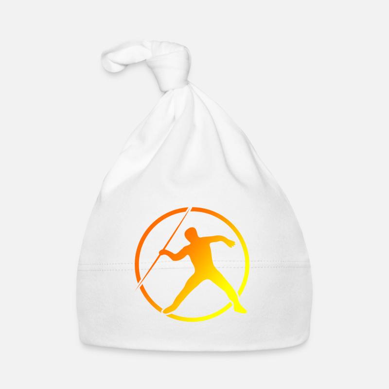 speerwurf disziplin speerwerfer leichtathletik Baby Bio-Mütze
