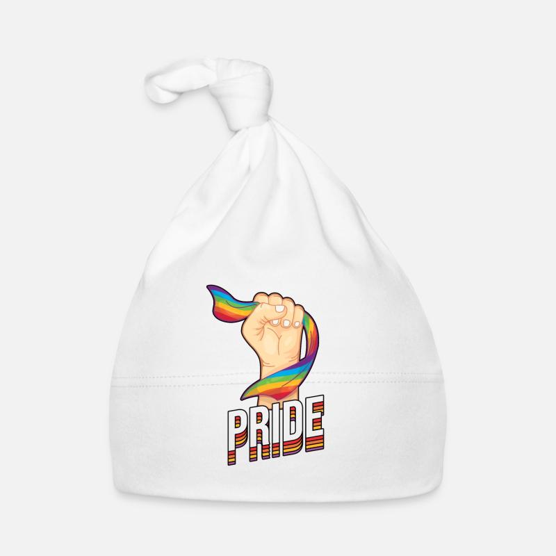 Pride LGBT Rainbow Christopher Street Day Organic Baby Cap