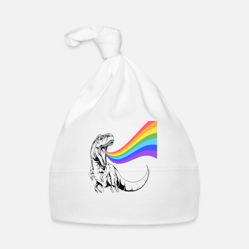 Rainbow - Baby Bio-Mütze - Weiß