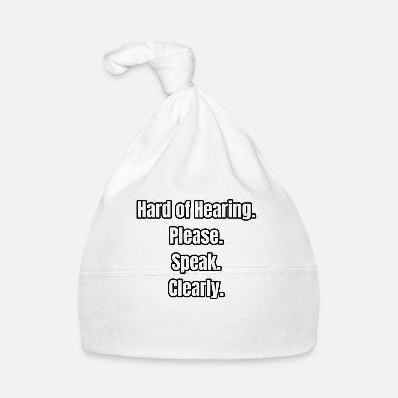 Malentendant Bonnet bio Bébé
