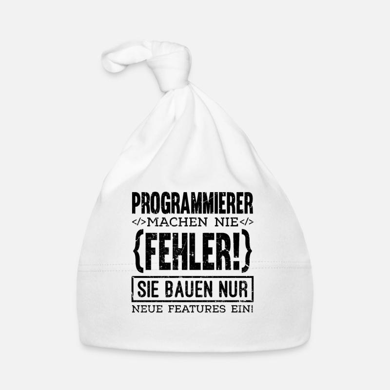Programmierer machen nie Fehler Computer Nerd PC G Baby Bio-Mütze