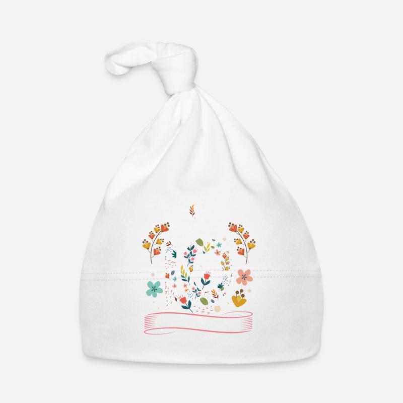 10 Geburtstag Mädchen 10 Jahre Geschenk Baby Bio-Mütze