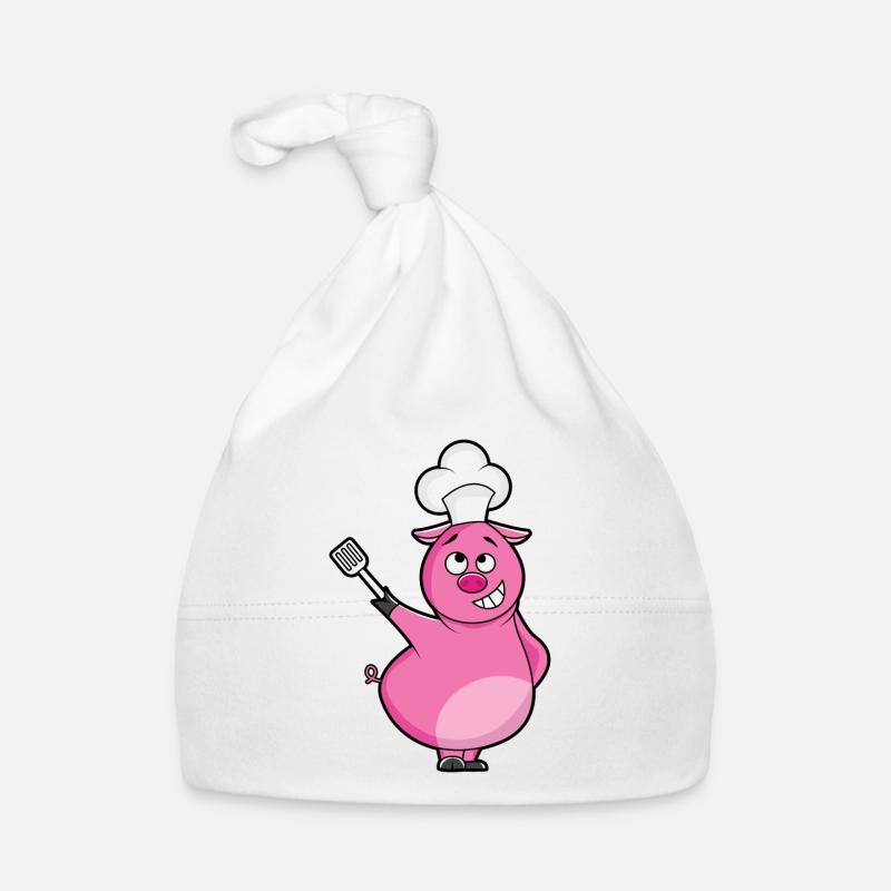 Chef cochon un drôle de cadeau pour les chefs Bonnet bio Bébé