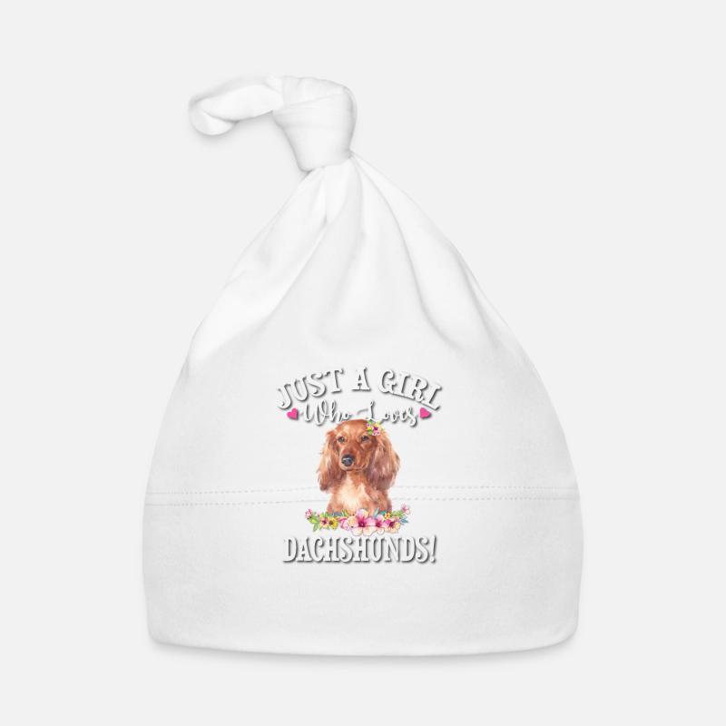 Dachshund Organic Baby Cap