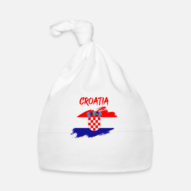 Croatie drapeau drapeau croate drapeau Bonnet bio Bébé
