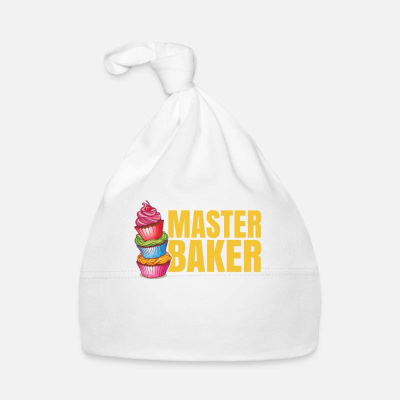 Bäckermeister - Backen Bäcker Bäckerin Cupcake Baby Bio-Mütze