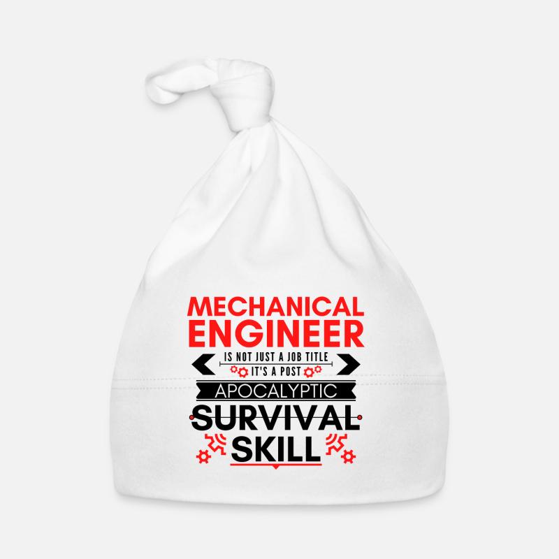 Mechanical Engineer is a Postapo Skill Organic Baby Cap
