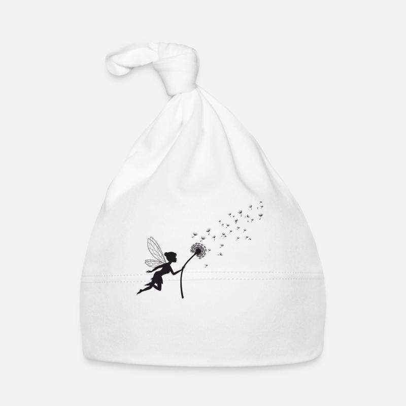 Conception de papillon Conception de pissenlit avec énonciation Bonnet bio Bébé