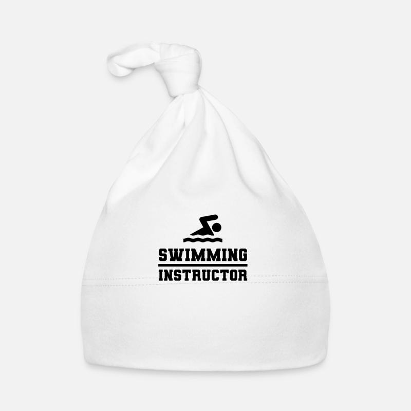 Swimming instructor swimming swimming course profession learning Organic Baby Cap