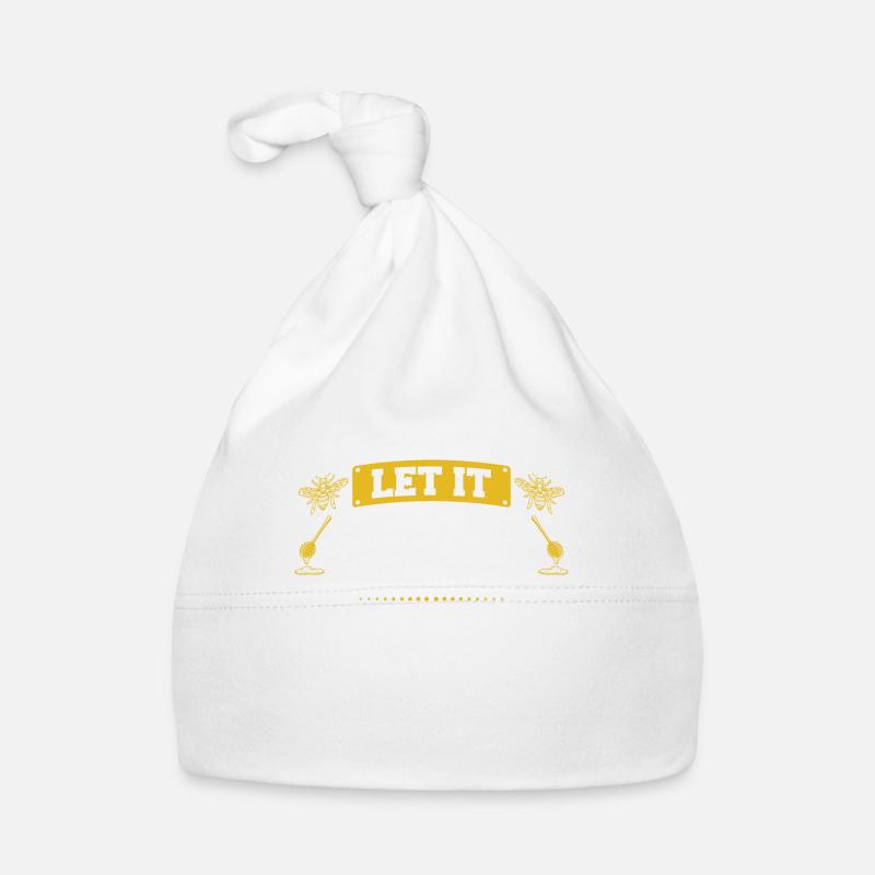 Let It Bee Beekeeper Honey Bee Pun Baby Bio-Mütze