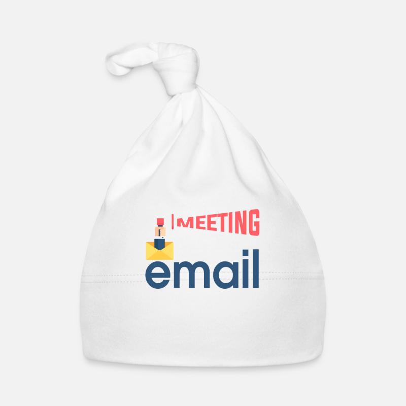 Pas de réunion uniquement des e-mails Bonnet bio Bébé